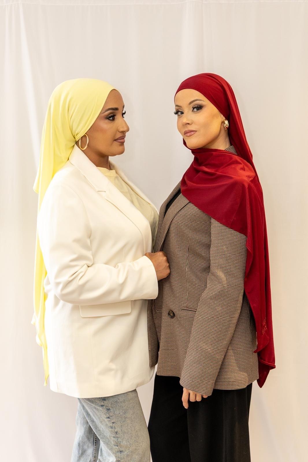 Pack Duo — 2 Hijabs l Jersey Premium fluide & opaque