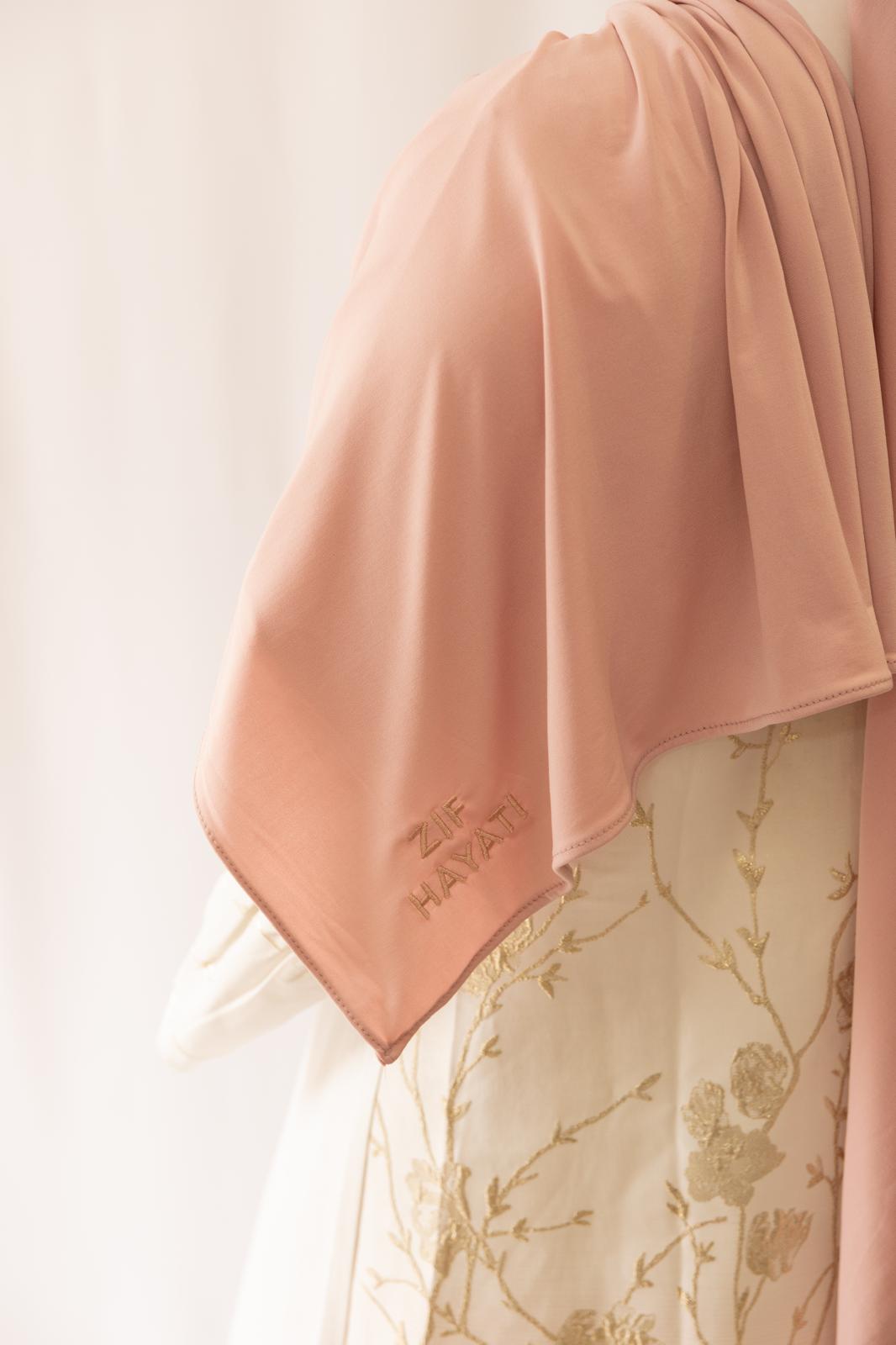 Rose poudré – Hijab “Wardiya”