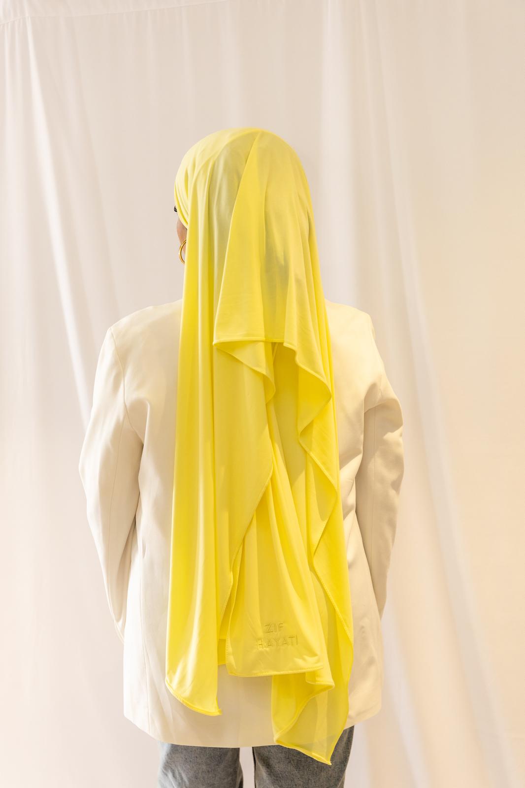Jaune clair – Hijab “Shams”