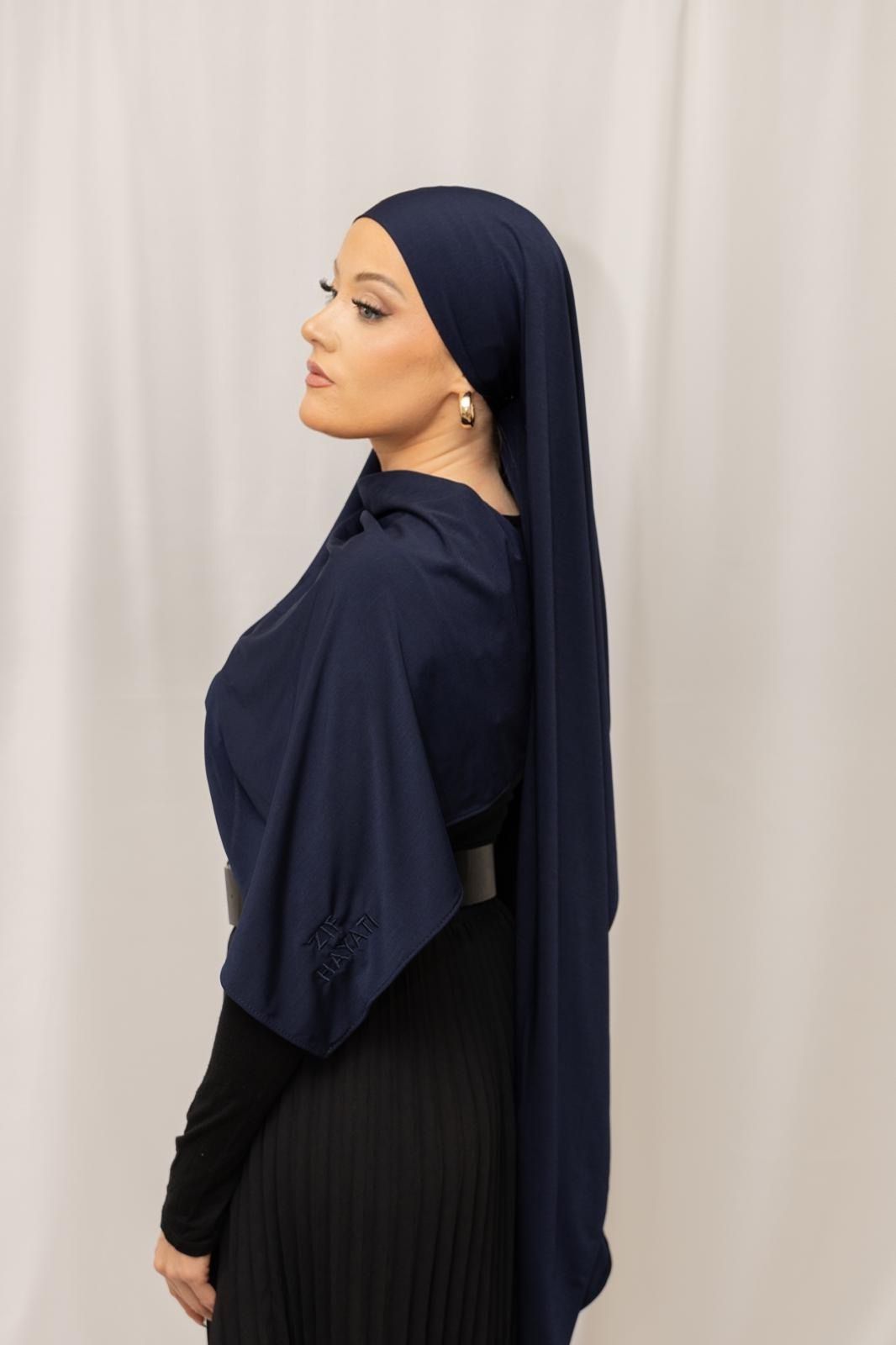 Bleu marine – Hijab “Samawiy”
