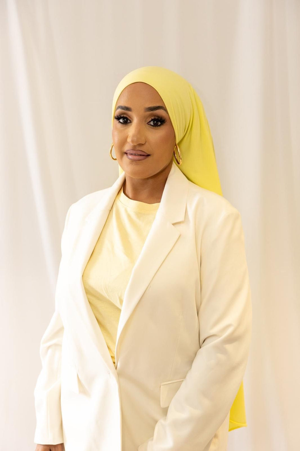 Jaune clair – Hijab “Shams”