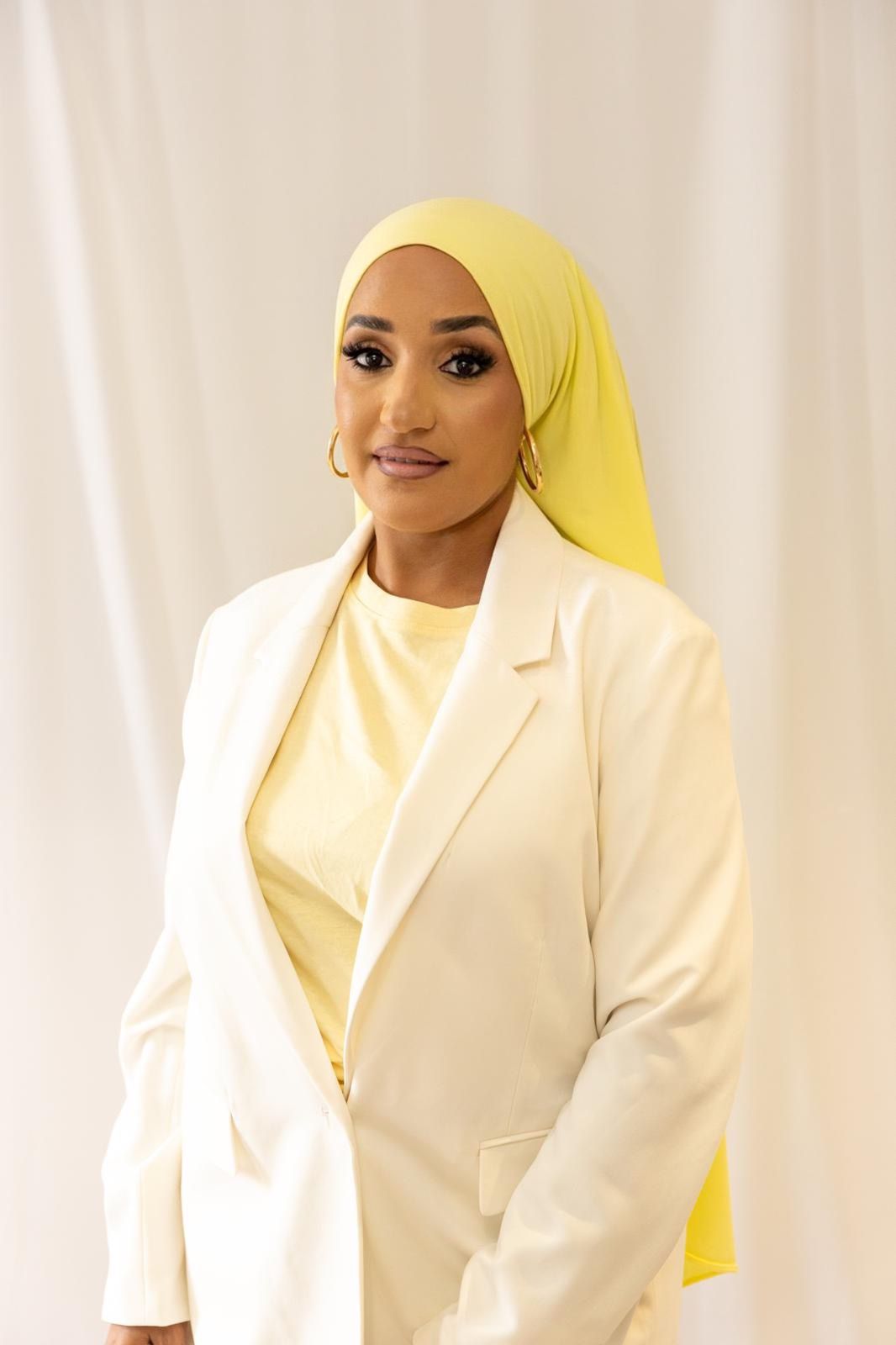Jaune clair – Hijab “Shams”