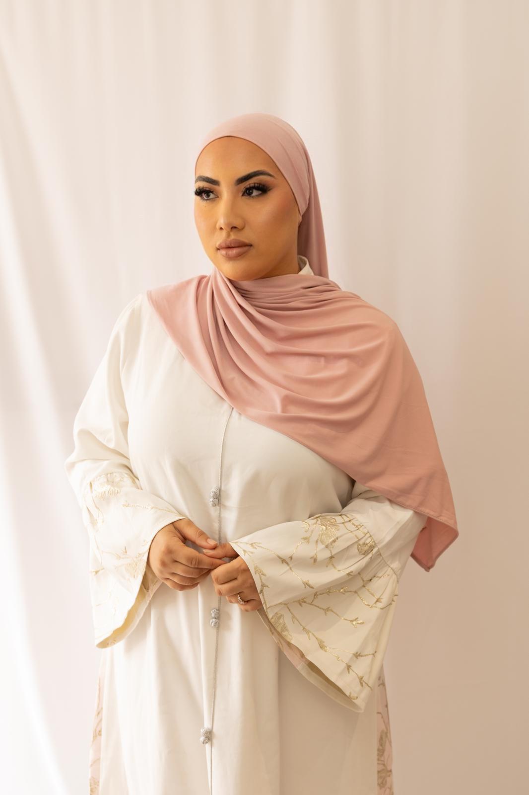 Rose poudré – Hijab “Wardiya”